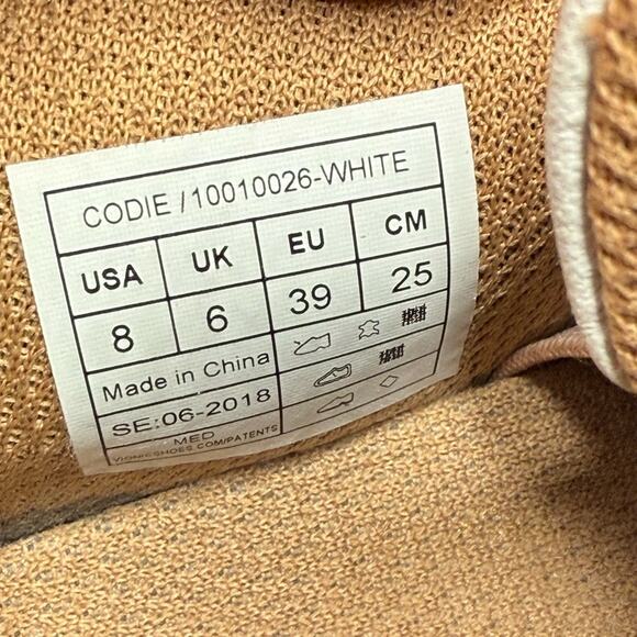 Vionic Codie Casual White Leather Supportive Sneaker S-354 Sz 8 - Picture 8 of 11